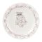 White Diamond Flat Plate, 10 Inches, No. 136