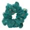 Sandeela Organza Sequins Inside Classic Scrunchies, Dark Turquoise, 03-1082