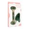 Jade Roller & Guasha Green Massage Tool Set