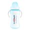 Cuddles Wide Neck Anti-Colic Feeding Bottle, 9m+, Blue, 330ml