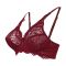 IFG Blossom Lace Bra, Maroon, 001