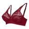 IFG Blossom Lace Bra, Maroon, 002