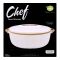 Appollo Chef Food Warmer Hot Pot, Removable Stainless Steel Food Keeper, Extra Large, Brown/Cream, 4000ml