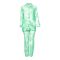 Basix Ladies Loungewear 2 Piece Set Tie & Die Sea Green Clouds, LW-537