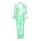 Basix Women's Tie & Dye Print Loungewear Dress, 2-Piece Set, Sea Green, LW-537