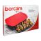 Borcam Square Tray With Red Plastic Lid, Ovenware, Glassware & Dishware, 15.74 X 9.84 Inches, 59024-46