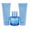 Kenneth Cole Blue Perfume Gift Set For Men, Eau De Toilette 100ml + After Shave 100ml + Body Wash 100ml