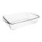 Borcam Rectangular Tray, Ovenware, Glassware & Dishware, 13.22 X 7.48 X 2.75 Inches, 59007