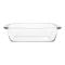 Borcam Midi Rectangular Cake Dish, Ovenware, Glassware & Dishware, 9.84 X 4.53 Inches, 59884