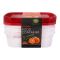 Appollo Crisper Food Container, 3-Pack Set, Small, Red, 600ml