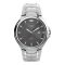 Timex Men's Grey Round Dial With Chrome Bracelet Analog Watch, TW2V39600