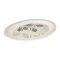 Sky Melamine Leaf-Print Rice Dish, Grey, Elegant Tableware, Durable Design