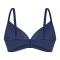 BLS Clarie Wireless and Padded Bra, Navy Blue, BLSNPD01