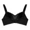 BLS Colette Wireless and Non-Padded Cotton Bra, Black, BLSD01