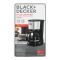 Black & Decker 10 Cup Coffee Machine, DCM-750S-B5