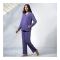 IFG 2-Piece Pajama Set, Full Sleeves Top and Trouser, Skipper Blue, PS-129