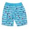 Children's Clothing Boys Shorts Sea Wave Design, Turquoise, V-B471