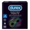 Durex Extended Pleasure Longer Lasting Condoms, 3-Pack