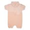 The Nest Single Jersey Little Dino Boss In Stripe Polo Veiled Rose, 6397 