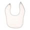 The Nest Single-Jersey Little Dino Boss Bib, 3-Pack, White / Blue Glow / Lunar Rock, One Size, 6583