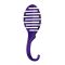 Wet Brush Shower Detangler Hair Brush Purple-Glitter, BWR801PURPGL