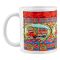 Star Shine Truck Art, Truck (Red) Digital Printed Mug, DM005