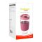 Pyrex Snap Ware Glass Tumbler, Red, 500ml, SN-FEGT500RD/SG
