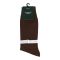 Ataaso Cotton Plain Men's Socks, Brown