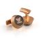 G-A Cufflinks For Men, Rose Gold, C-02