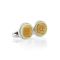 CHN Cufflinks For Men, Silver, C-24