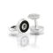 A-P Cufflinks For Men, Silver, C-25