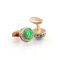 CRT Cufflinks For Men, Rose Gold, C-33