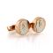 CRT Cufflinks For Men, Rose Gold, CB-5