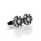 Cufflinks For Men, Black, CZ-1