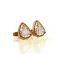 Cufflinks For Men, Rose Gold, CZ-6