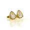 Cufflinks For Men, Golden, CZ-6