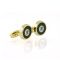 A-P Cufflinks For Men, Golden, C-16