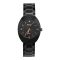 Omax Women's Black Oval Dial & Chain Analog Watch, FSB015B012