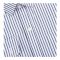 Basix Men's Stripes Shirt, Navy Blue & White, MFS-110