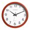 Z.A Wall Clock, White Background With Textured Border, SW-66-QC3