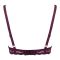 BLS Passion Wired and Push Up Lace Bra, Maroon, BLSLAUPD01