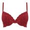 BLS Passion Wired and Push Up Lace Bra, Red, BLSLAUPD01