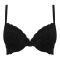 BLS Passion Wired and Push Up Lace Bra, Black, BLSLAUPD01