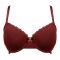 BLS PIXIE Wired and Padded Bra, Cherry, BLSAUPD04