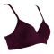 BLS Colma Wireless and Padded Cotton Bra, P Purple, BLSAMT1522