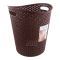 Appollo Easy Waste Paper Trash Bin, Brown