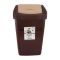 Appollo Fresh Hut Trash Bin, Brown