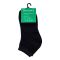 8 O'Clock School Uniform Ankle Socks, Medium, Black