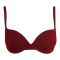 BLS Paza Wired and Padded Cotton Bra, Burgundy, BLSTL01