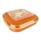 Lion Star Fiesta Plastic Lunch Box With Cutlery, 19cm (H) x 17.5cm (W) x 4cm (D), Brown, BC-17